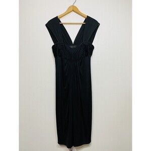 BCBG MaxAzria Empire Waist Black Party Dress Formal Dress Sz M